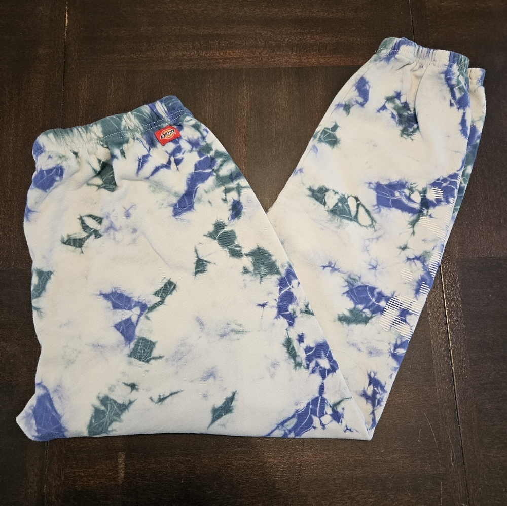 Dickies Blue and Green Tie-Dye Joggers